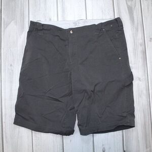 Mountain Hardwear Men's 36 Gray Piero Mountain Shorts OM4653 Outdoors Hiking 11"